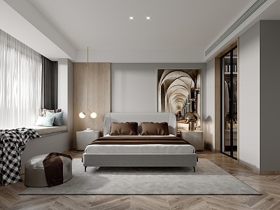 Modern Bedroom 3d model