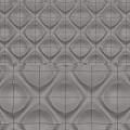 Modern Textured Wall Design With Circular Geometric Patterns And Metallic Finish 3d model
