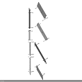 Standing Whiteboards with Charts Notes and Diagrams for Office Presentations and Meetings