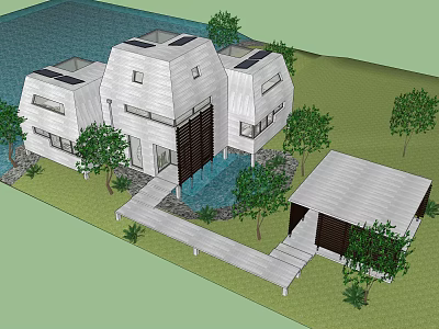 Modern Villa Villa 3d model