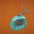 Cater Jrkies Teal Electronic Pet Toy With Screen Display Value Cancel Reset Buttons And Keychain