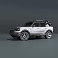 Modern Silver SUV With Rugged Design Roof Rack And Off Road Style