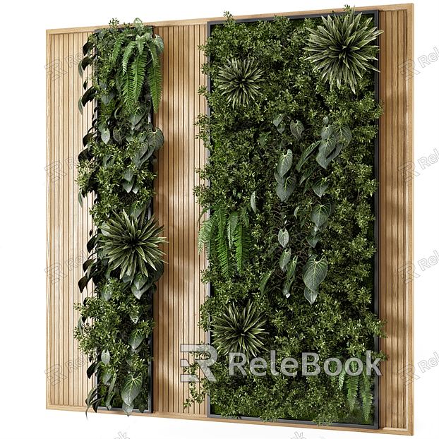 Modern Plant Wall model