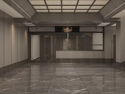 Modern Shower Sauna Interior Design With Marble Flooring And Ambient Lighting 3d model