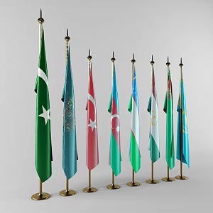 Flag 3d model