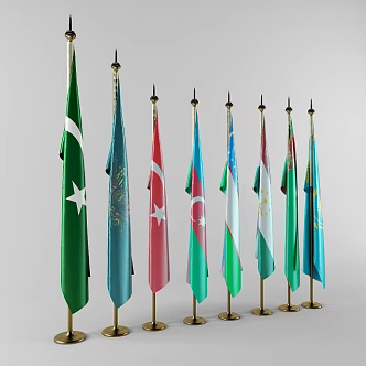 Flag 3d model