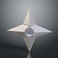 Hidden weapons darts ninja darts ninja weapons ancient weapons cold weapons medieval items 3d model