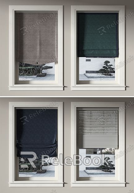 Modern Roman Curtain Curtain model