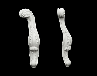 European-style furniture legs 3d model