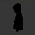 Black Hooded Sweatshirt Loose Fit Design For Comfortable Casual Everyday Wear