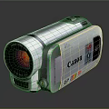 Canon Silver Camcorder With 41X Optical Zoom Lens And Compact Design