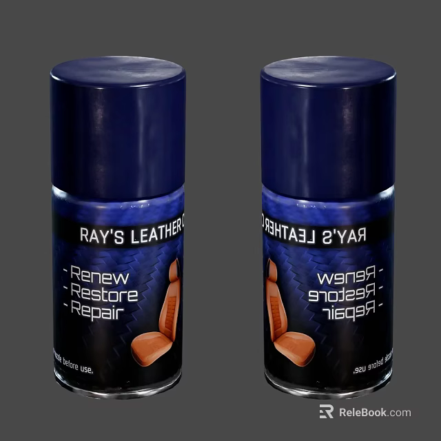 RAY'S LEATHER Daily Care Spray To Renew Restore Repair Leather Seats Effectively 3d model 