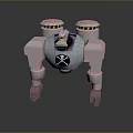 Mech Warrior Mech Soldier Machine Battlearm Mechanical Battlearm Machine Fighter Robot 3d model