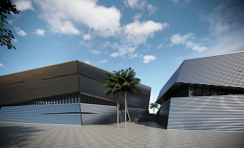 Museum of Modern Museum Architecture 3d model