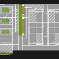 Garden Landscape Design With Parking Lot Green Belt And Pathway Layout