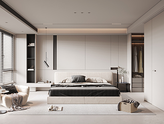 Modern Bedroom 3d model