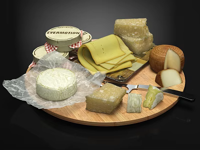 Modern Food 3d model