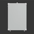 Gray Audio Speaker With Mesh Front Panel Top Handle Control Knobs And Red Indicator Light