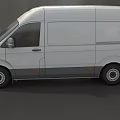 Automobile Volkswagen Commercial Vehicle Volkswagen Commercial Vehicle Van Seven-seater Vehicle Van Low-model Commercial Vehicle Low-model Simple-model Vehicle Low-surface Counting Vehicle 3d model