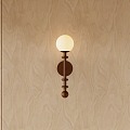 Wall lamp round 3d model