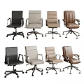 Modern Office Chairs In Various Styles With Swivel Wheels And Comfortable Seats
