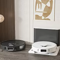 Modern sweeping robot 3d model
