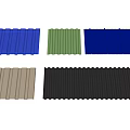 Iron Art Designed Corrugated Metal Sheets In Various Colors