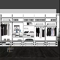 Modern Cloakroom 3d model