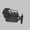 Dresser Vintage Bulldozer With Metal Tracks And Heavy Duty Front Blade