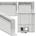 Quadromak Silver Kitchen Range Hood With Modern Design And Multiple Angles