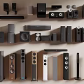 Sound ceiling sound floor sound audio and video equipment hanging sound 3d model