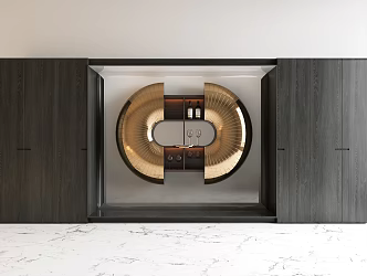 URCHIN Cabinet Wine Cabinet Round Wine Cabinet Light Luxury Wine Cabinet Metal Wine Cabinet Restaurant Cabinet 3d model