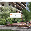 Residential Landscape Plant Combination with Lush Trees Shrubs and Greenery Along Pathway