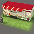 Amore Pizza Food Truck By Fast Fresh Food With Pizza Menu Chalkboard Sign On Grass