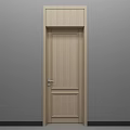 Modern White Hinged Door For Home Interior With Sleek Design And Black Handle