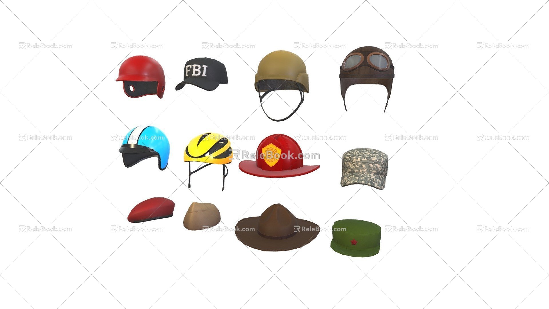 Hat and helmet bag 3d model