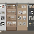 Barn Door Design Ideas With Storage Shelves Grid Panels And Multi Color Options For Home