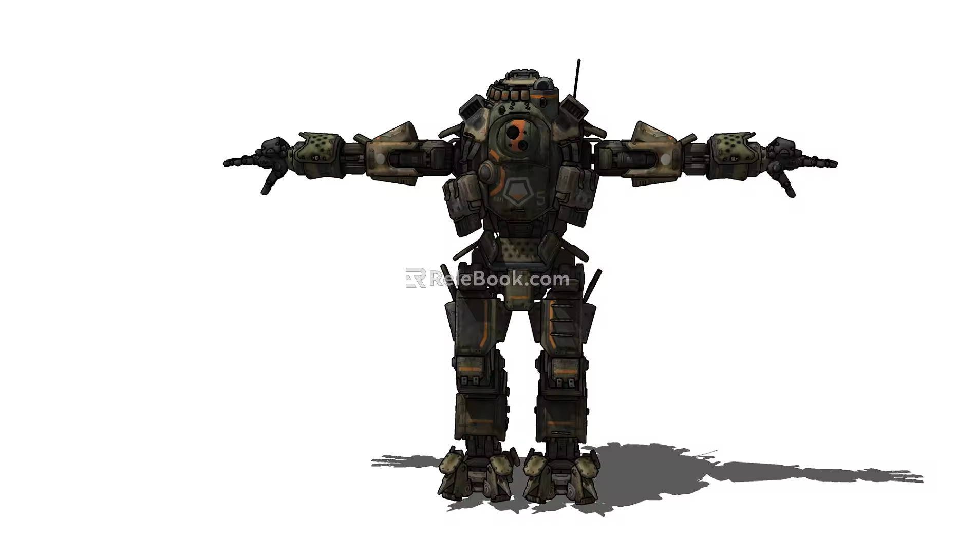 Modern Robots 3d model