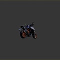 Motorcycle Two-wheeled Motorcycle Cross-country Motorcycle Road Race Motorcycle Motor Vehicle Transport 3d model