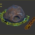 Stone Rock Stone Stone Appreciation Stone Strange Stone Ore Realistic 3d model