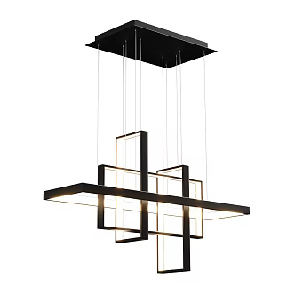Modern Minimalist Chandelier Simple Chandelier Dining Room Chandelier Living Room Chandelier 3d model