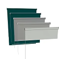 Roller Curtains In Various Colors And Styles For Home Window Decor