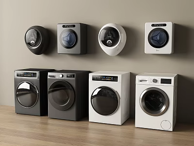 Washing Machine Drum Washing Machine Wall Mounted Washing Machine Mini Washing Machine 3d model
