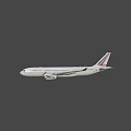 Modern White Passenger Airplane Flying With Twin Engines And Sleek Design