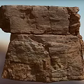 Natural Stone Wood Structure With Rough Texture And Stacked Layers 3d model