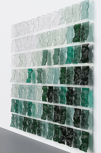 Modern three-dimensional device wall decoration SU 3d model