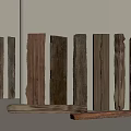 Natural Stone and Wood Planks Showcasing Diverse Textures and Hues