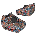 Modern Lazy Sofa Single Person Sofa Casual Sofa Reading Sofa Chair Backrest Sofa Stool 3d model