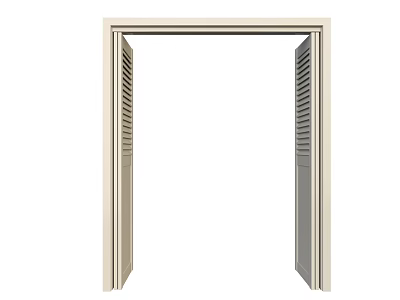 Modern Folding Doors Design For Interior Space Partition And Home Decoration 3d model
