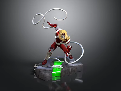 cosplay costume online game female warrior anime costume animation costume 3d model
